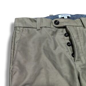 Gustin Pants Mens 30 x 33 American Khaki Beige California Slim Fit Trousers #119